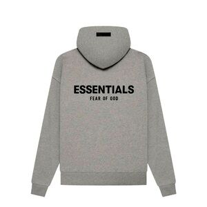 Esssentials Grey Hoodie,size L